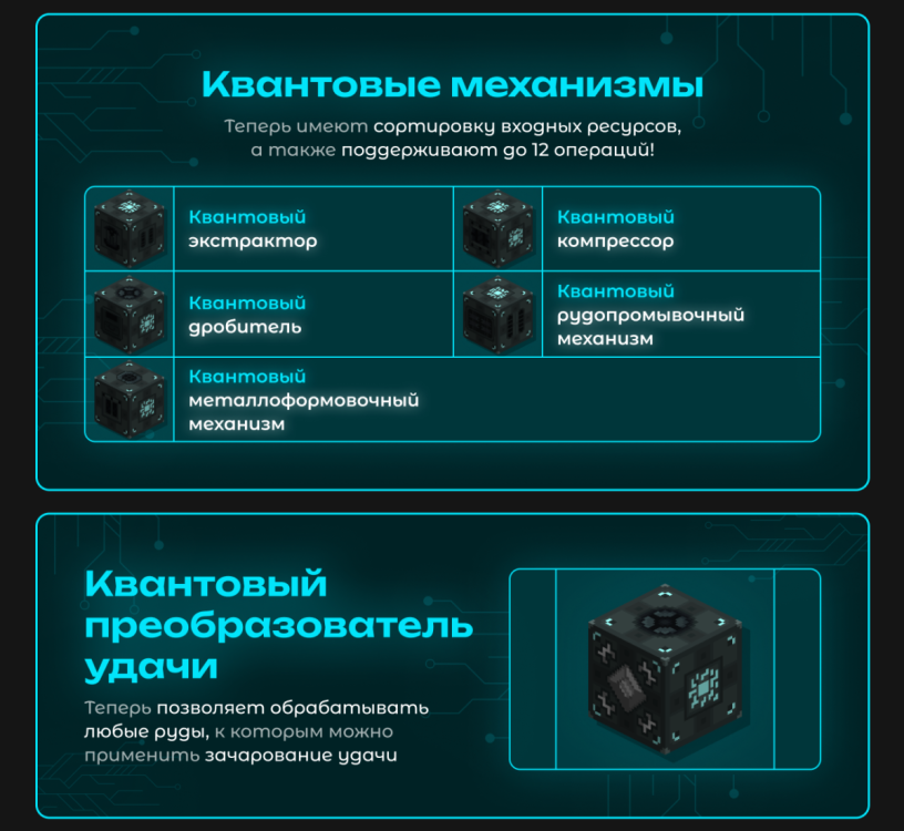 Вайп и обновление серверов HiTech 1.7.10 и TechnoMagic 1.7.10